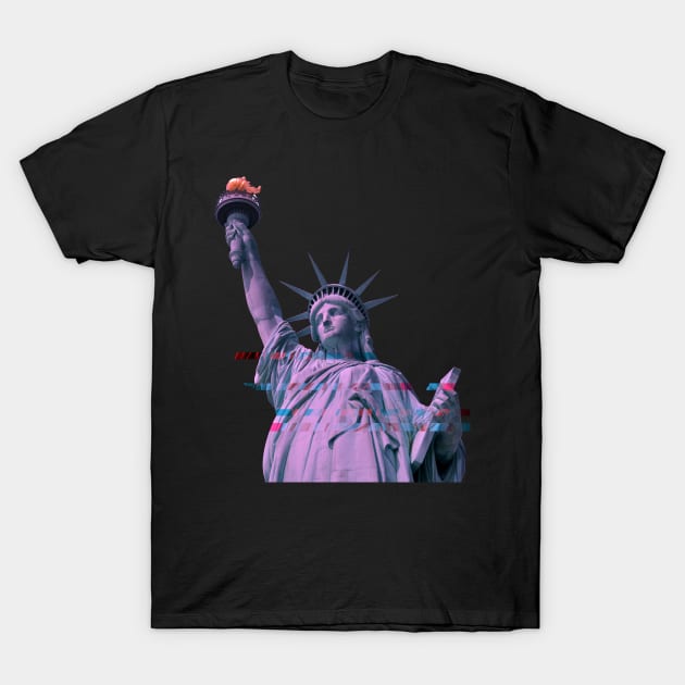 Vaporwave statue T-Shirt by M-Design